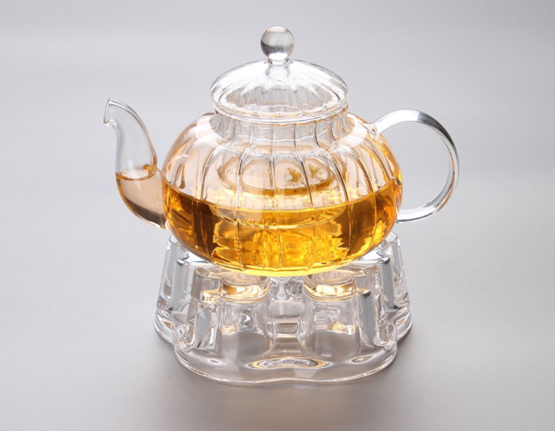 Glass Teapot and Warmer Set 600cc – Magic T