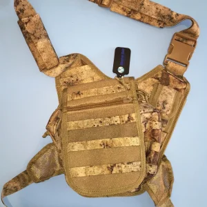 Desert Camo Professional Hunting Bag Chest Pack Front Bag Chest Rig Bino Bag